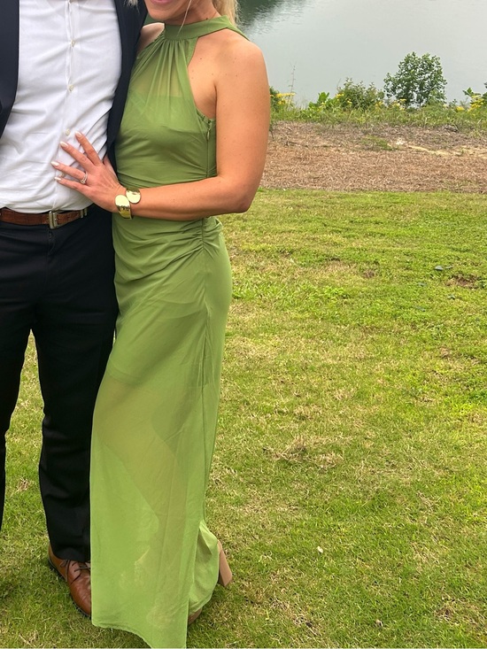 Abercrombie & Fitch Dresses & Skirts - Green Halter Maxi Dress
